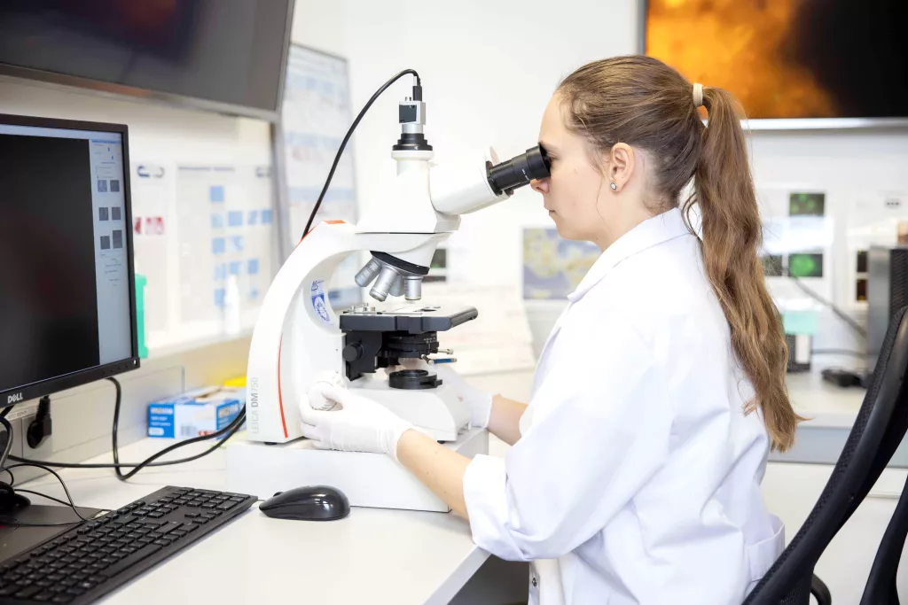 Mikrobiologischen Labor